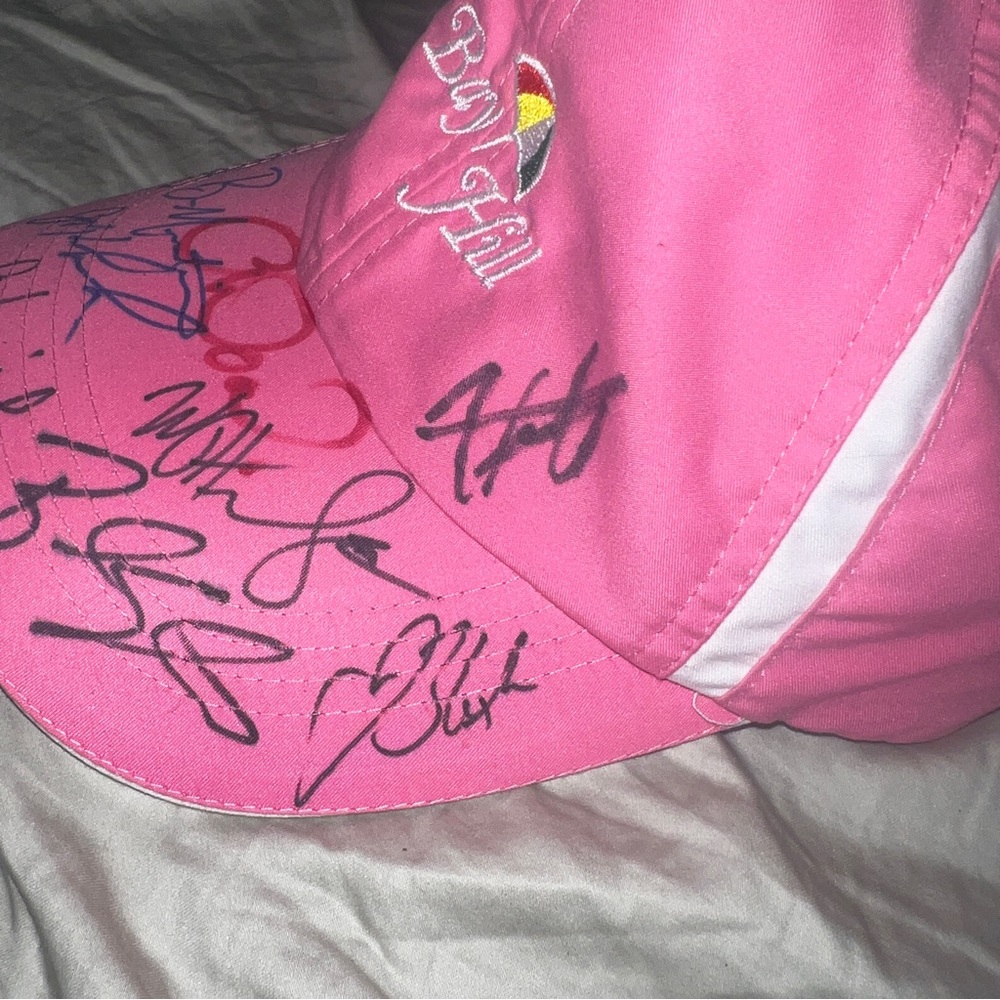 2017 Bay Hill Arnold Palmer invitational signed hat ladies fit pink - Picture 4 of 4